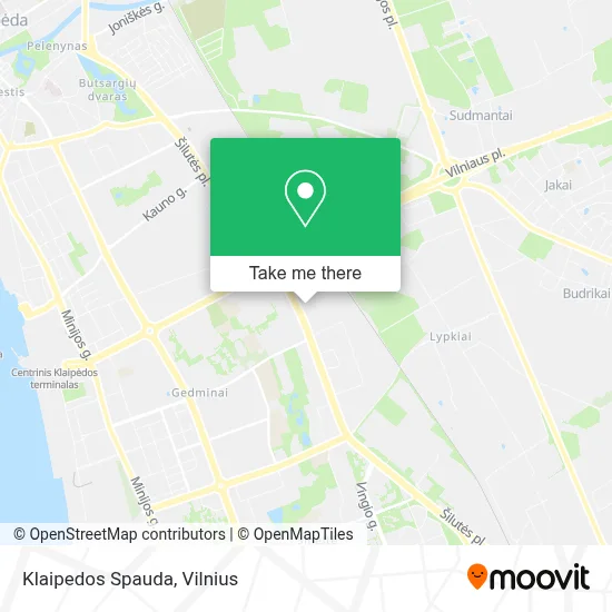 Klaipedos Spauda map