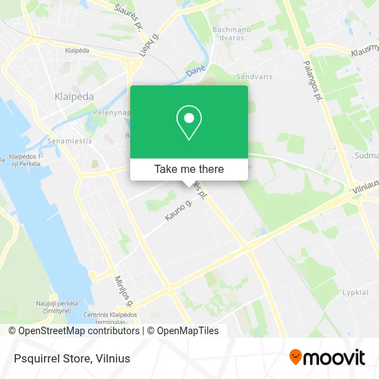 Psquirrel Store map
