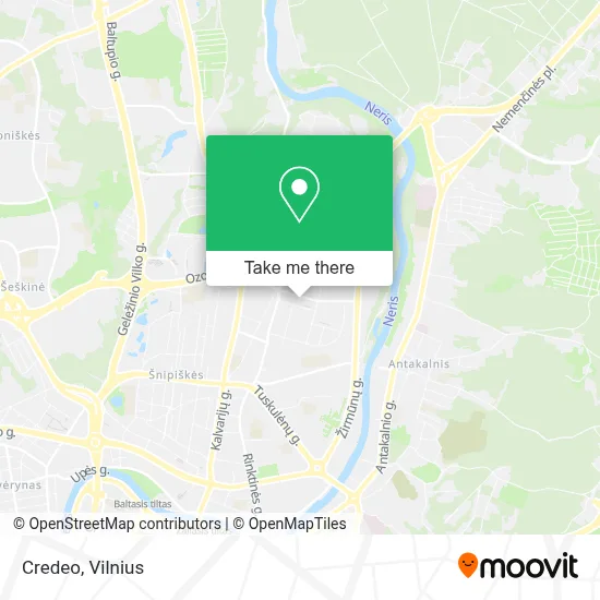 Credeo map