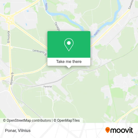 Ponar map