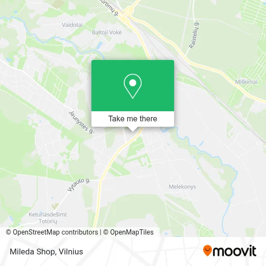 Mileda Shop map