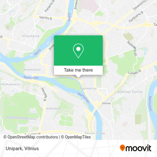 Unipark map
