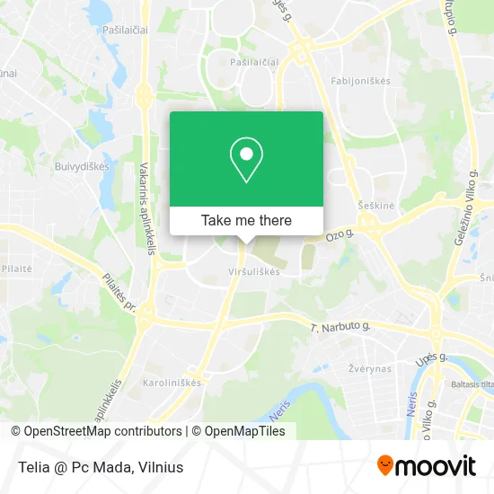 Telia @ Pc Mada map