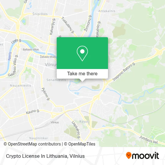 Crypto License In Lithuania map
