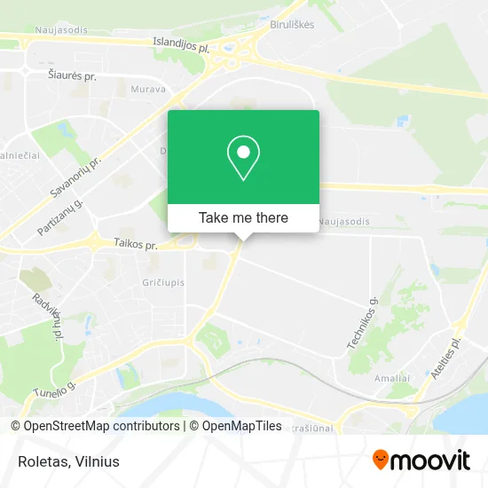 Roletas map