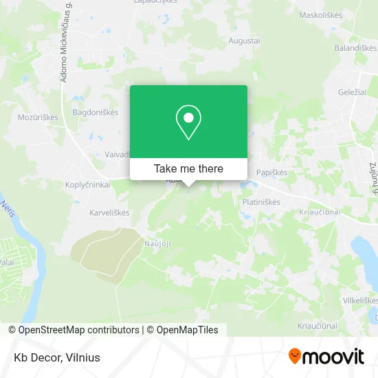Kb Decor map
