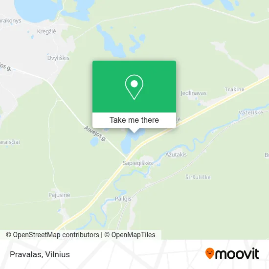 Pravalas map