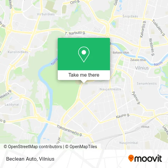 Beclean Auto map