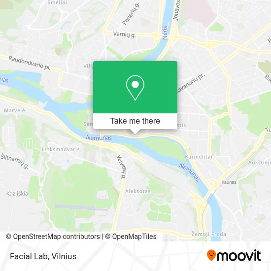 Facial Lab map
