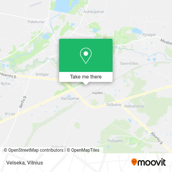 Velseka map