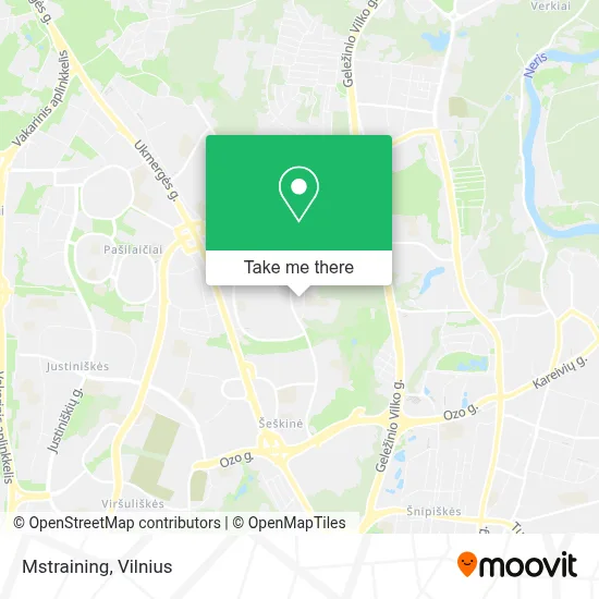 Mstraining map
