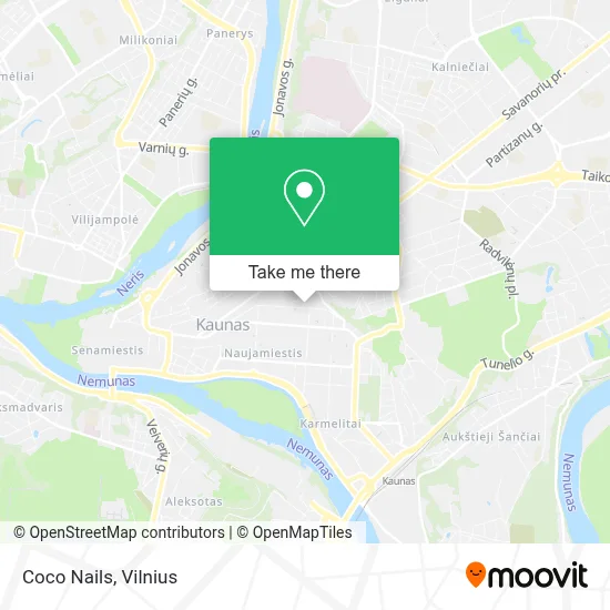 Coco Nails map