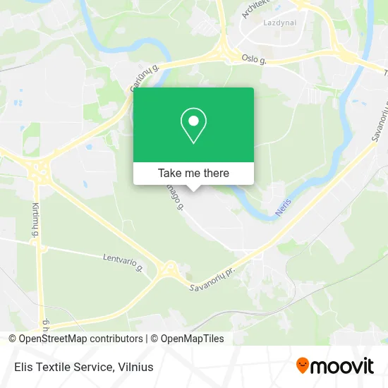 Elis Textile Service map