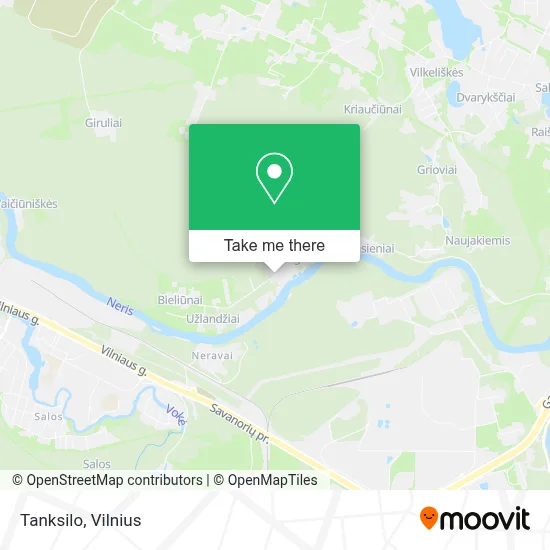 Tanksilo map