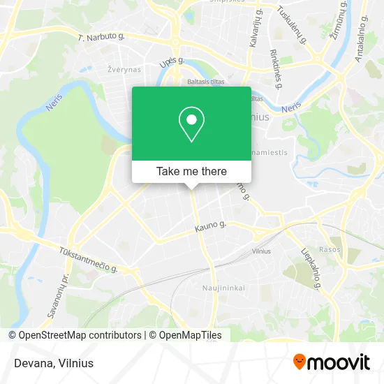Devana map