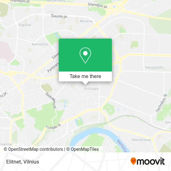 Elitnet map