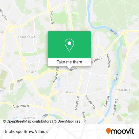Inchcape Bmw map