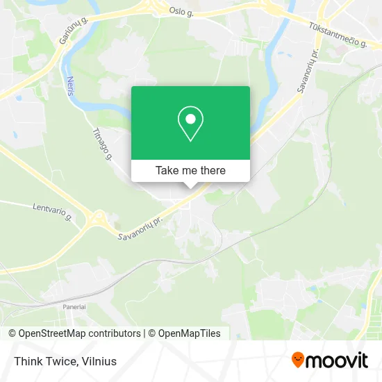 Think Twice map