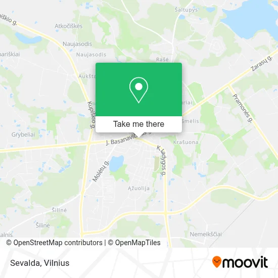 Sevalda map