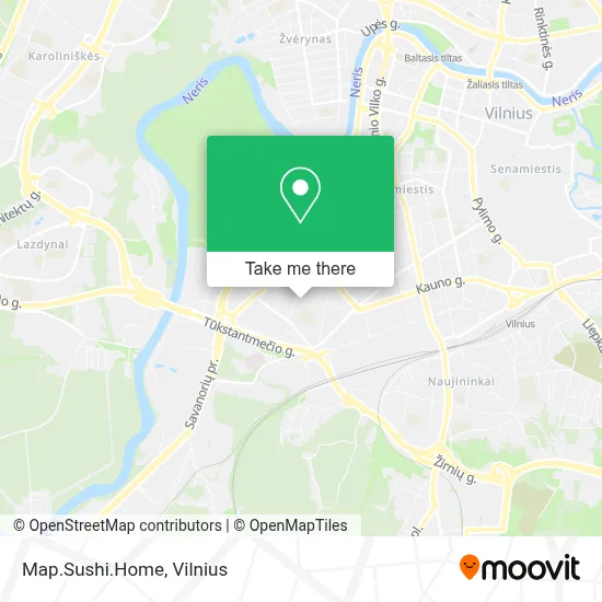 Map.Sushi.Home map