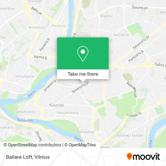 Ballare Loft map