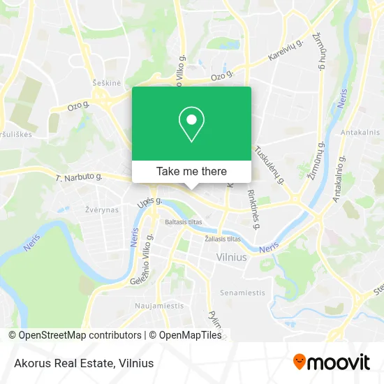 Akorus Real Estate map