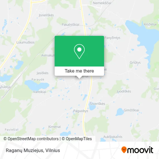 Raganų Muziejus map