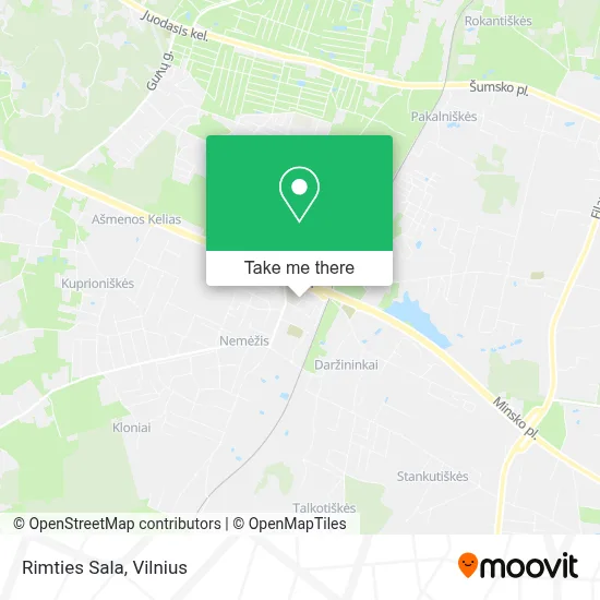 Rimties Sala map