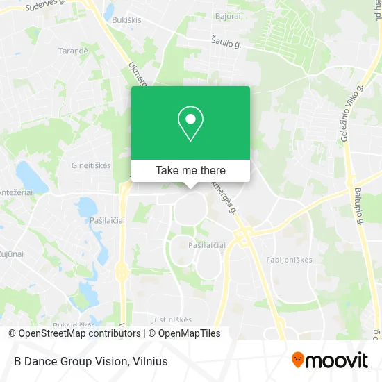 B Dance Group Vision map