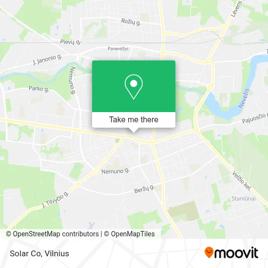 Solar Co map