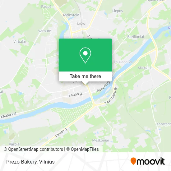 Prezo Bakery map
