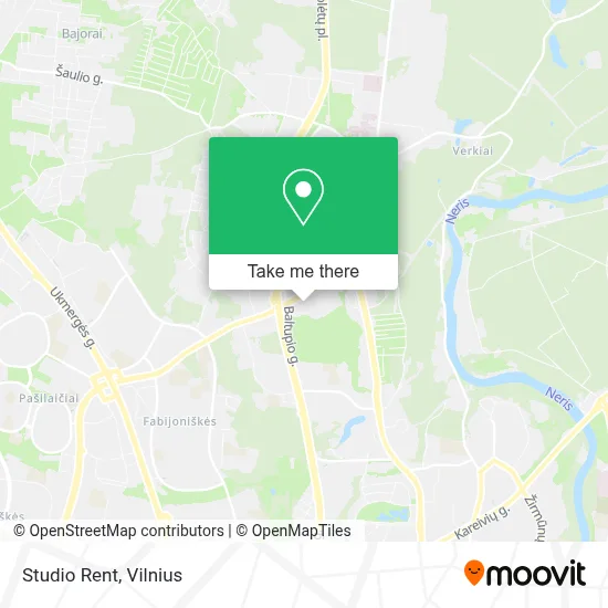 Studio Rent map