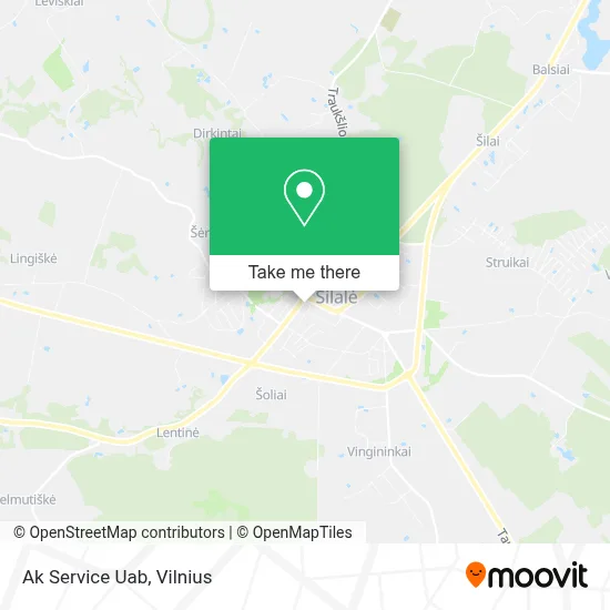 Ak Service Uab map