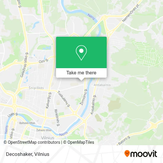 Decoshaker map