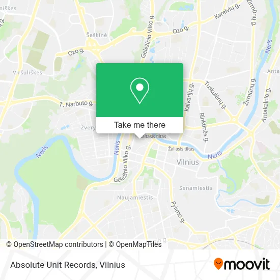 Absolute Unit Records map