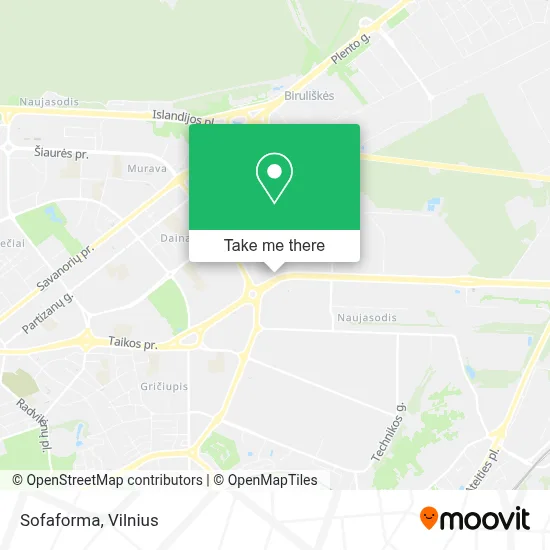 Sofaforma map