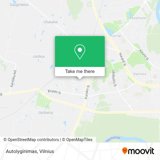 Autolyginimas map