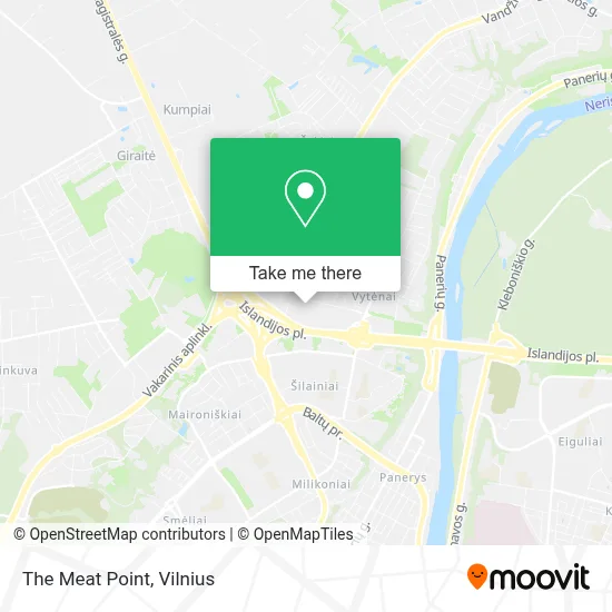 The Meat Point map