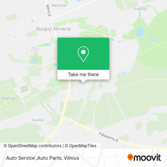 Auto Service ,Auto Parts map