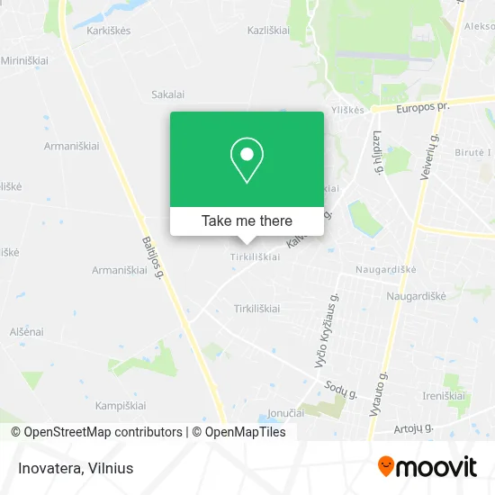 Inovatera map