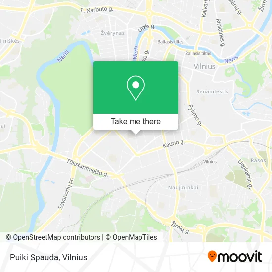 Puiki Spauda map