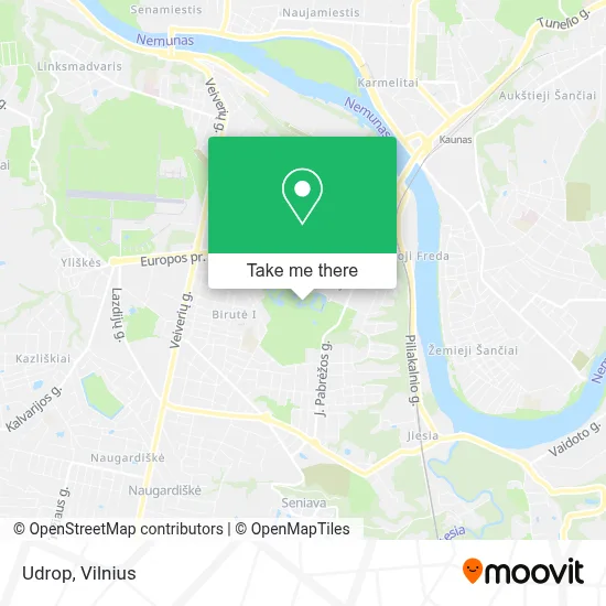 Udrop map