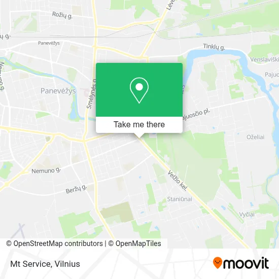 Mt Service map