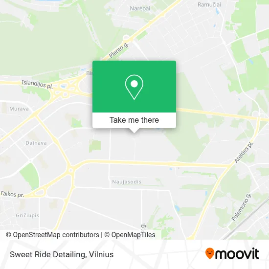 Sweet Ride Detailing map