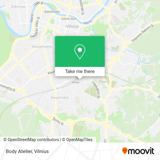 Body Atelier map