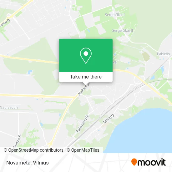 Novameta map