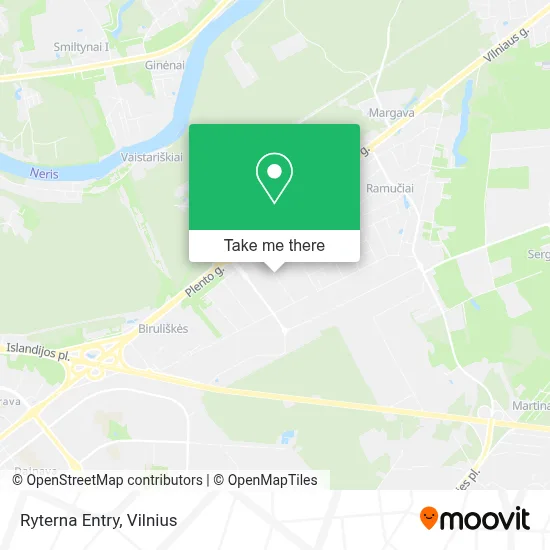 Ryterna Entry map
