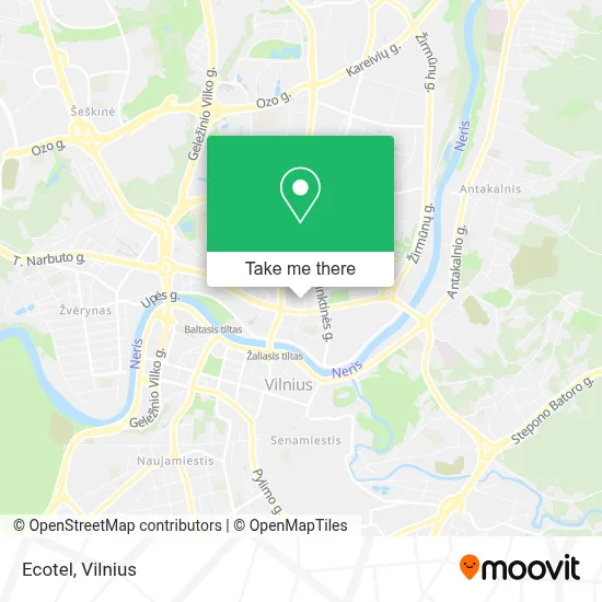 Ecotel map
