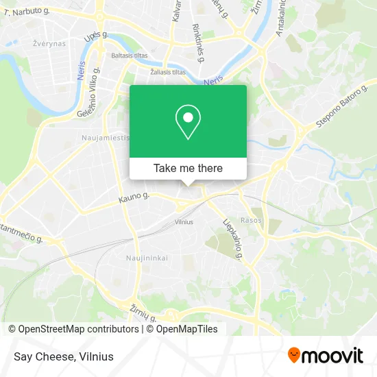 Say Cheese map