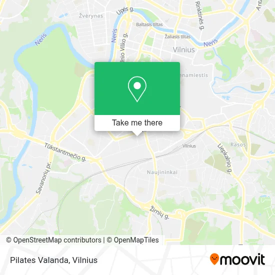 Pilates Valanda map